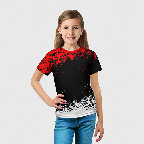Детская футболка Текстура / 3D-принт – фото 5