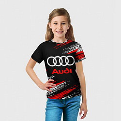 Футболка детская AUDI, цвет: 3D-принт — фото 2