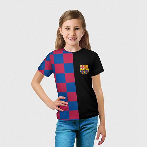 Детская футболка BARSELONA / 3D-принт – фото 5