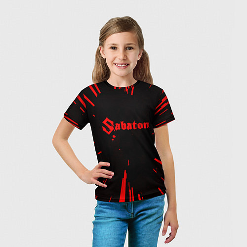 Детская футболка Sabaton / 3D-принт – фото 5