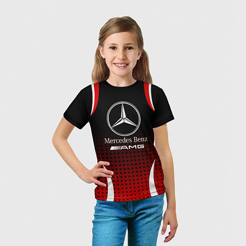 Детская футболка Mercedes-Benz / 3D-принт – фото 5