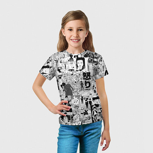 Детская футболка МОБ ПСИХО 100 / 3D-принт – фото 5