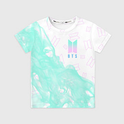 Футболка детская BTS БТС, цвет: 3D-принт