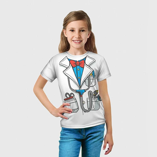 Детская футболка Докторский халат / 3D-принт – фото 5
