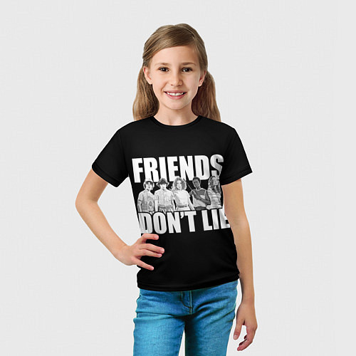Детская футболка Friends Dont Lie / 3D-принт – фото 5