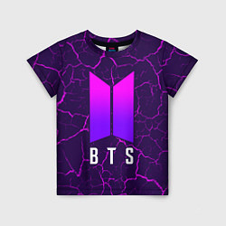 Футболка детская BTS БТС, цвет: 3D-принт