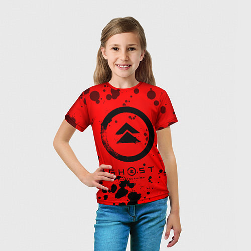 Детская футболка GHOST OF TSUSHIMA / 3D-принт – фото 5