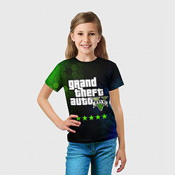 Футболка детская GTA 5 ГТА 5, цвет: 3D-принт — фото 2
