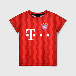 Футболка детская FC Bayern Munchen униформа, цвет: 3D-принт