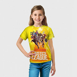 Футболка детская Justice League, цвет: 3D-принт — фото 2