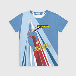 Футболка детская Faster than a speeding bullet!, цвет: 3D-принт
