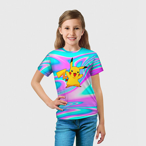 Детская футболка Пикачу / 3D-принт – фото 5