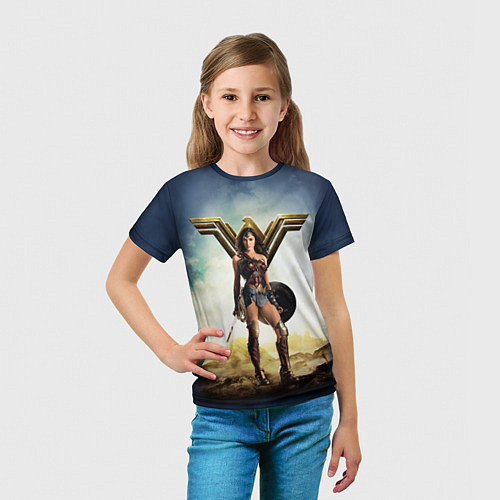 Детская футболка Wonder Woman / 3D-принт – фото 5