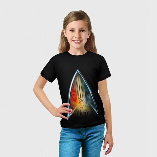 Детская футболка Звездный путь / 3D-принт – фото 5