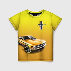 Футболка детская Ford mustang - motorsport, цвет: 3D-принт