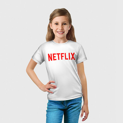 Детская футболка NETFLIX / 3D-принт – фото 5