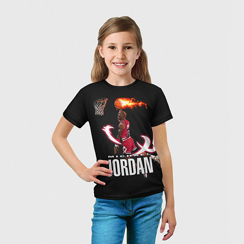 Детская футболка MICHAEL JORDAN / 3D-принт – фото 5