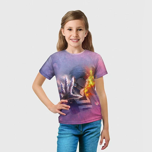 Детская футболка Шото Тодороки / 3D-принт – фото 5