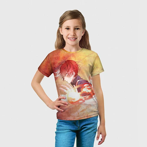 Детская футболка Тодороки Шото / 3D-принт – фото 5