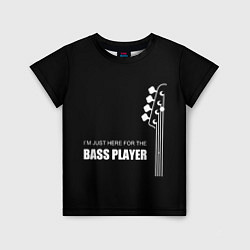 Футболка детская BASS PLAYER GUITAR, цвет: 3D-принт