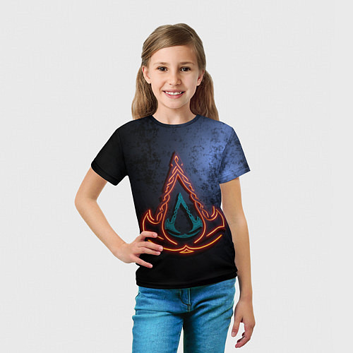 Детская футболка Assassins Creed Valhalla / 3D-принт – фото 5