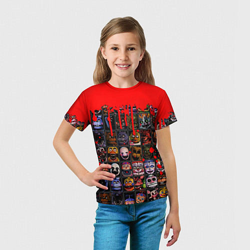 Детская футболка Five Nights At Freddys / 3D-принт – фото 5