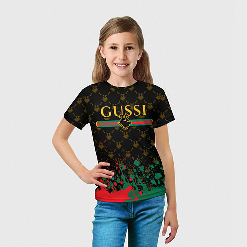 Детская футболка GUSSI ГУСИ / 3D-принт – фото 5