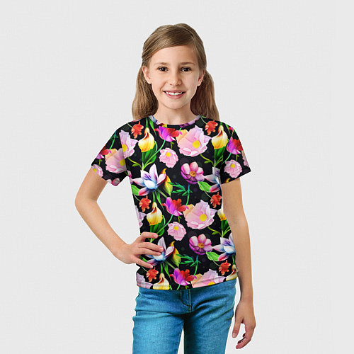 Детская футболка Разноцветие / 3D-принт – фото 5