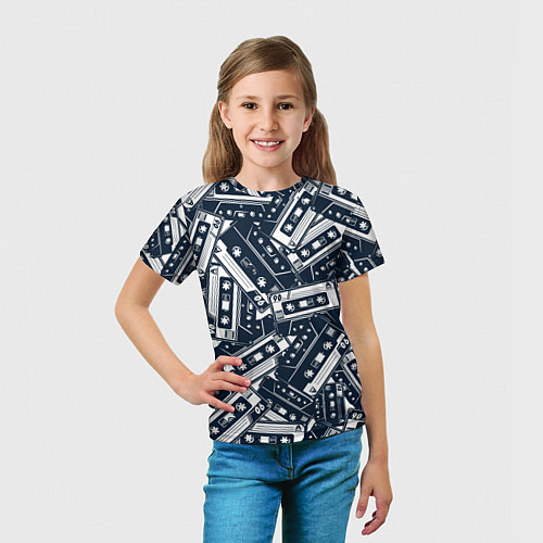 Детская футболка Retro pattern / 3D-принт – фото 5