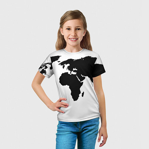 Детская футболка Весь мир / 3D-принт – фото 5