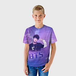 Футболка детская BTS, цвет: 3D-принт — фото 2