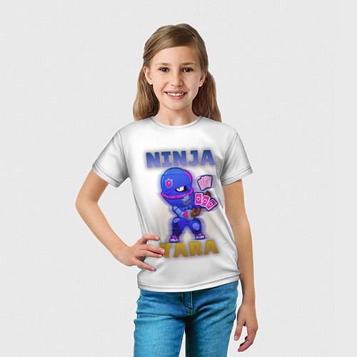 Детская футболка Ниндзя Тара Бравл Старс BS / 3D-принт – фото 5