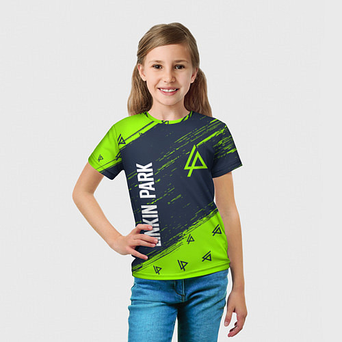 Детская футболка LINKIN PARK ЛИНКИН ПАРК / 3D-принт – фото 5