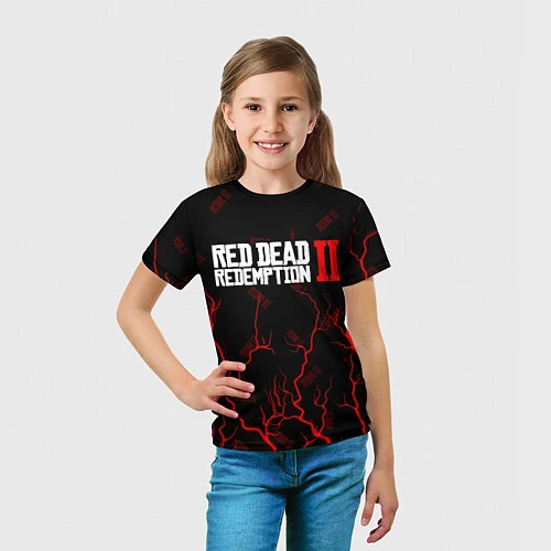 Детская футболка RED DEAD REDEMPTION 2 / 3D-принт – фото 5