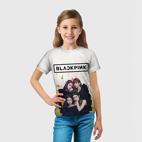 Детская футболка BlackPink / 3D-принт – фото 5