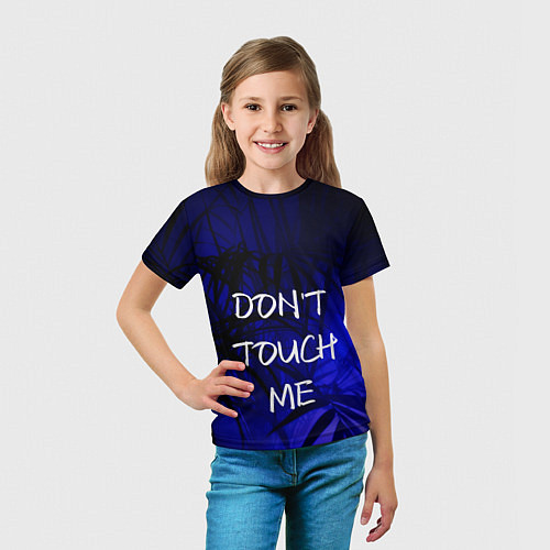 Детская футболка Не трогай меня / 3D-принт – фото 5