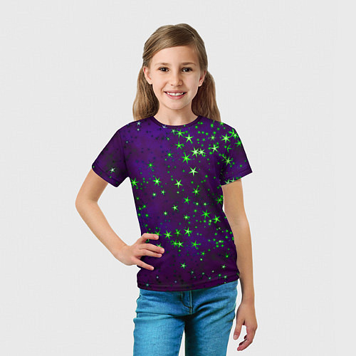 Детская футболка Звездное небо арт / 3D-принт – фото 5