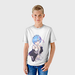 Футболка детская Re:Zero, цвет: 3D-принт — фото 2