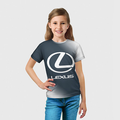 Детская футболка LEXUS ЛЕКСУС / 3D-принт – фото 5