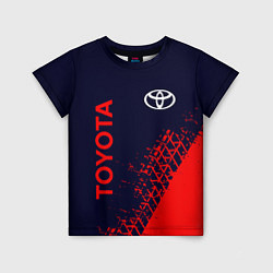 Футболка детская TOYOTA ТОЙОТА, цвет: 3D-принт