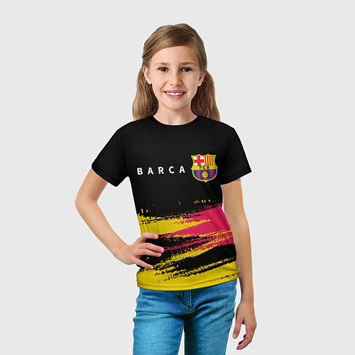 Детская футболка BARCELONA БАРСЕЛОНА / 3D-принт – фото 5