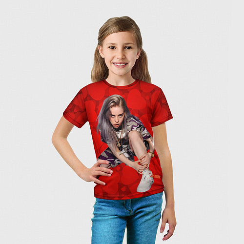 Детская футболка Billie Eilish Билли Айлиш / 3D-принт – фото 5