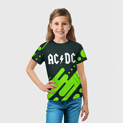 Детская футболка AC DС / 3D-принт – фото 5