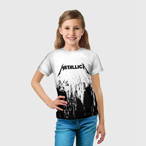 Детская футболка METALLICA МЕТАЛЛИКА / 3D-принт – фото 5