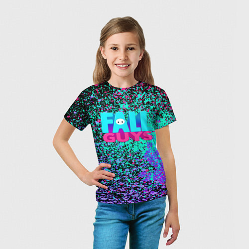 Детская футболка Fall Guys / 3D-принт – фото 5