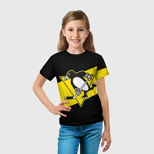 Детская футболка Питтсбург Пингвинз / 3D-принт – фото 5