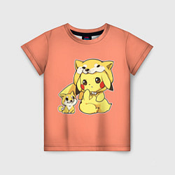 Футболка детская Pikachu Pika Pika, цвет: 3D-принт