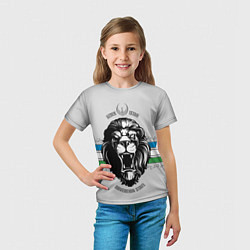 Футболка детская Узбекистан, цвет: 3D-принт — фото 2