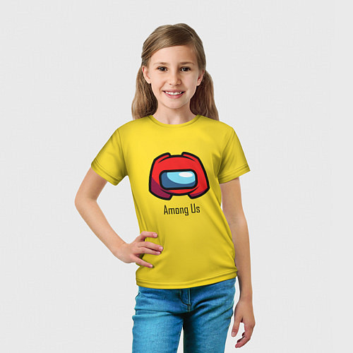 Детская футболка Among UsLoGo / 3D-принт – фото 5