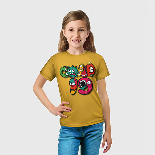 Детская футболка COVID Вирусы / 3D-принт – фото 5